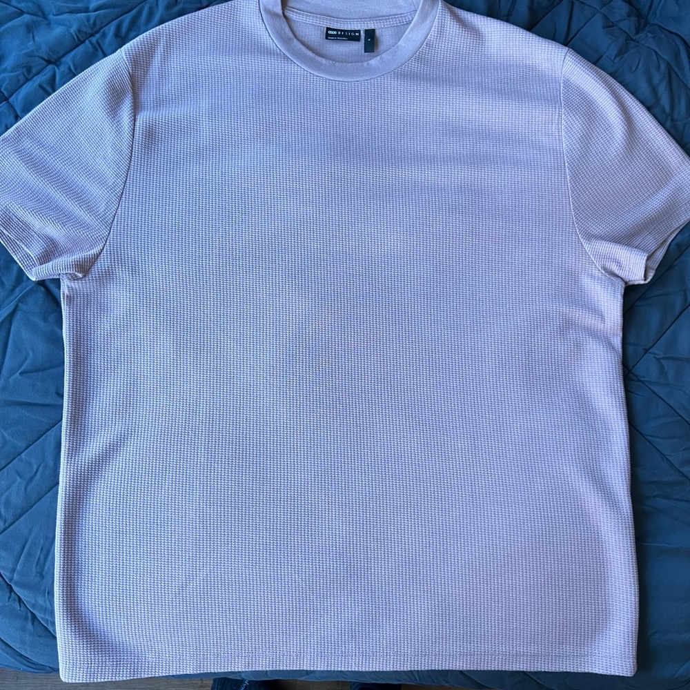 ASOS Men's Light Purple Short Sleeve Tee